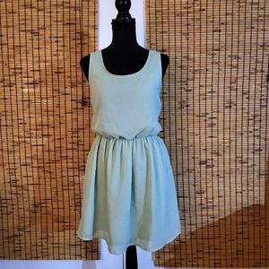 4/$20 - H&M Open Crossback Mint Midi Sleeveless Dress